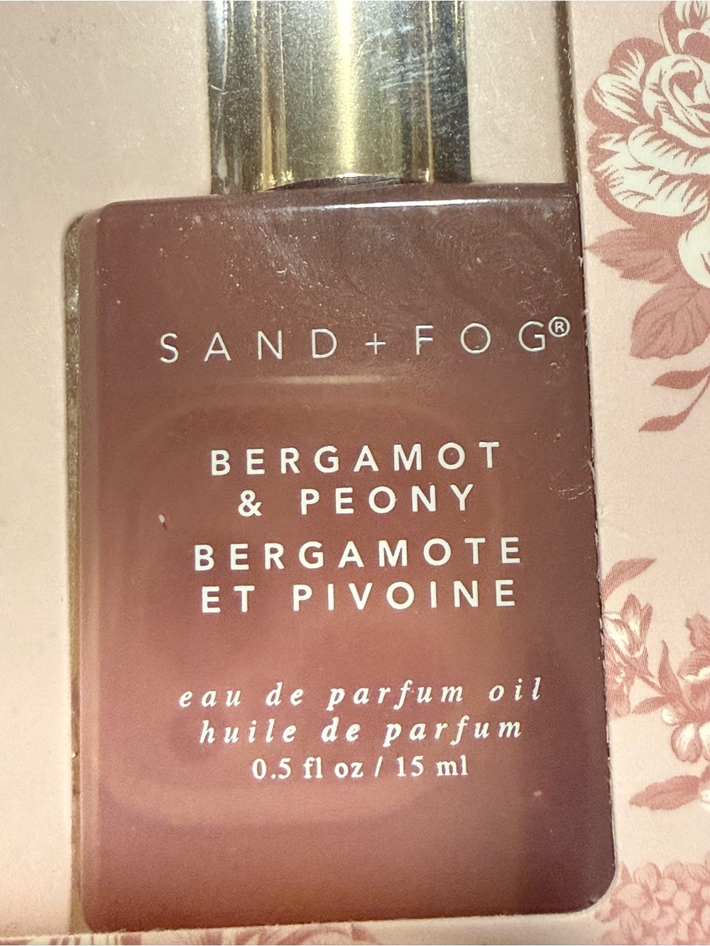 SAND+ FOG Bergamot & Peony Eau de Parfum Oil